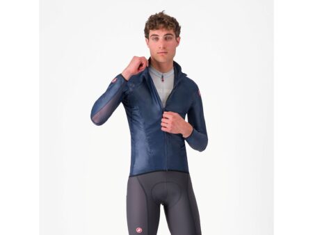 Castelli Aria Shell cykeljakke belgian blue herre