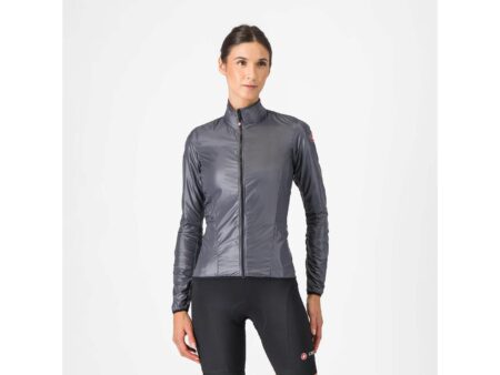 Castelli Aria Shell cykeljakke dark gray dame