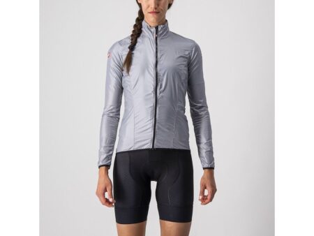 Castelli Aria Women's Shell Jacket - Cykeljakke - Dame - Silver Gray - L