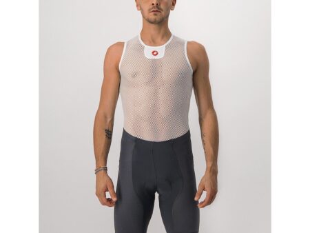 Castelli Core Mesh 3 Ærmeløs Cykeltrøje Hvid (Størrelse: Large/X-Large)