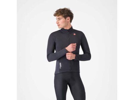 Castelli Entrata 2 cykeljakke light black/dark gray herre