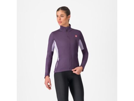 Castelli Entrata 2 cykeljakke night shade/purple mist dame