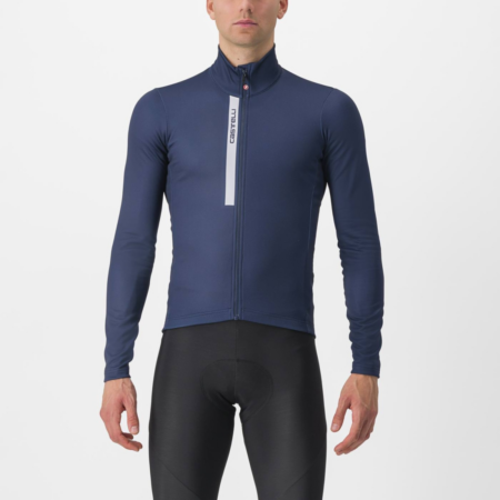 Castelli Entrata Thermal langærmet cykeltrøje Belgian Blue herre