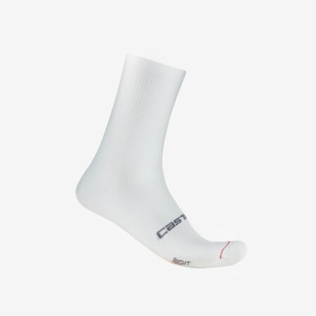 Castelli Espresso 18 cykelstrømper hvid