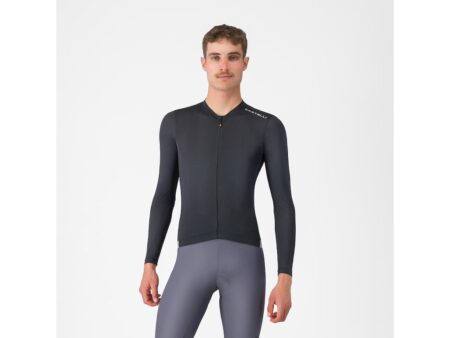 Castelli Espresso 2 LS Jersey - Cykeltrøje - Lange Ærmer - Herre - Sort - XL