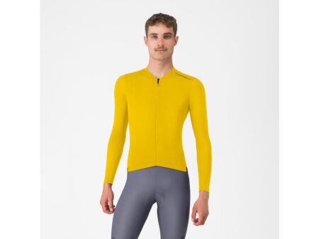 Castelli Espresso 2 LS cykeltrøje lange ærmer mango mojito herre