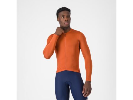 Castelli Espresso 2 LS cykeltrøje lange ærmer paprika herre