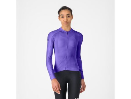 Castelli Espresso 2 W LS cykeltrøje lange ærmer ultraviolet dame