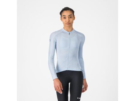 Castelli Espresso 2 W LS cykeltrøje lange ærmer winter sky dame