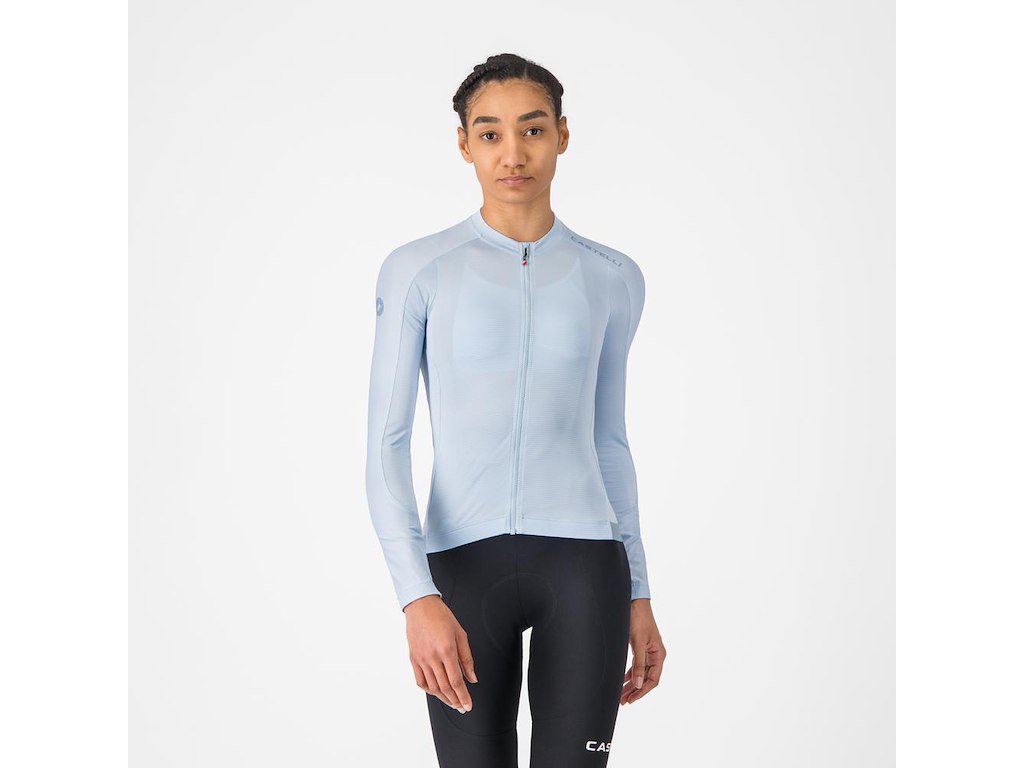 Castelli Espresso 2 W LS cykeltrøje lange ærmer winter sky dame Castelli Espresso 2 W LS cykeltrøje lange ærmer winter sky dame