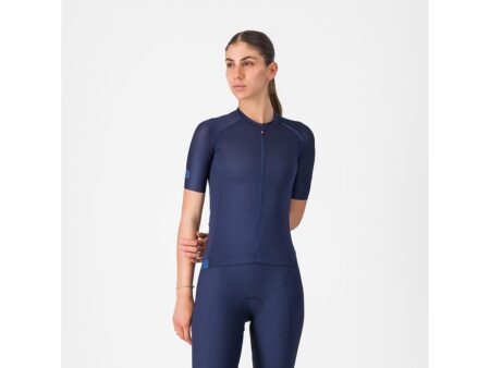 Castelli Espresso 2 W kortærmet cykeltrøje belgian blue dame