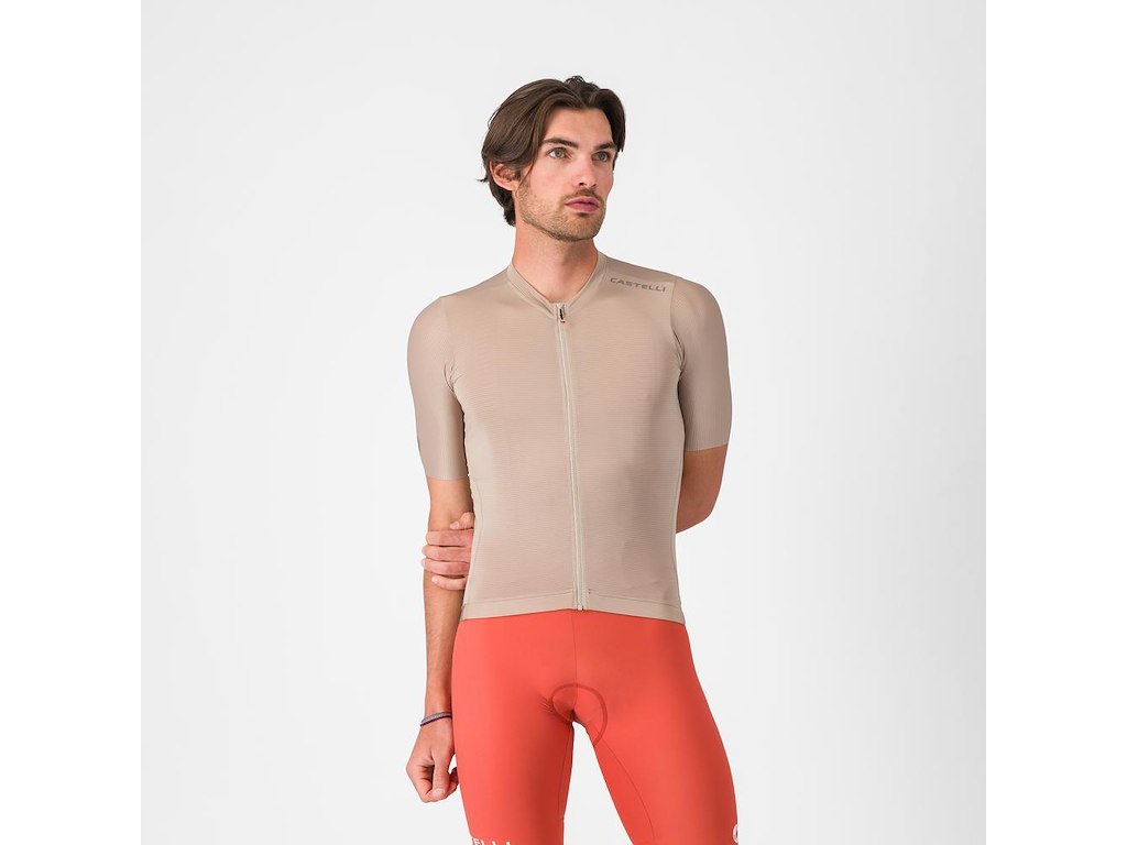 Castelli Espresso 2 cykeltrøje korte ærmer clay herre Castelli Espresso 2 cykeltrøje korte ærmer clay herre