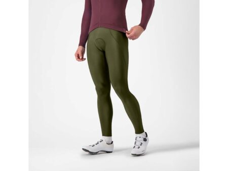 Castelli Espresso Bibtights - Cykelbukser m/pude - Deep Green - L