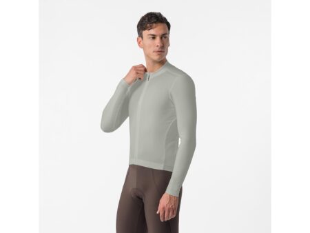 Castelli Espresso Thermal 2 langærmet cykeltrøje shadow herre