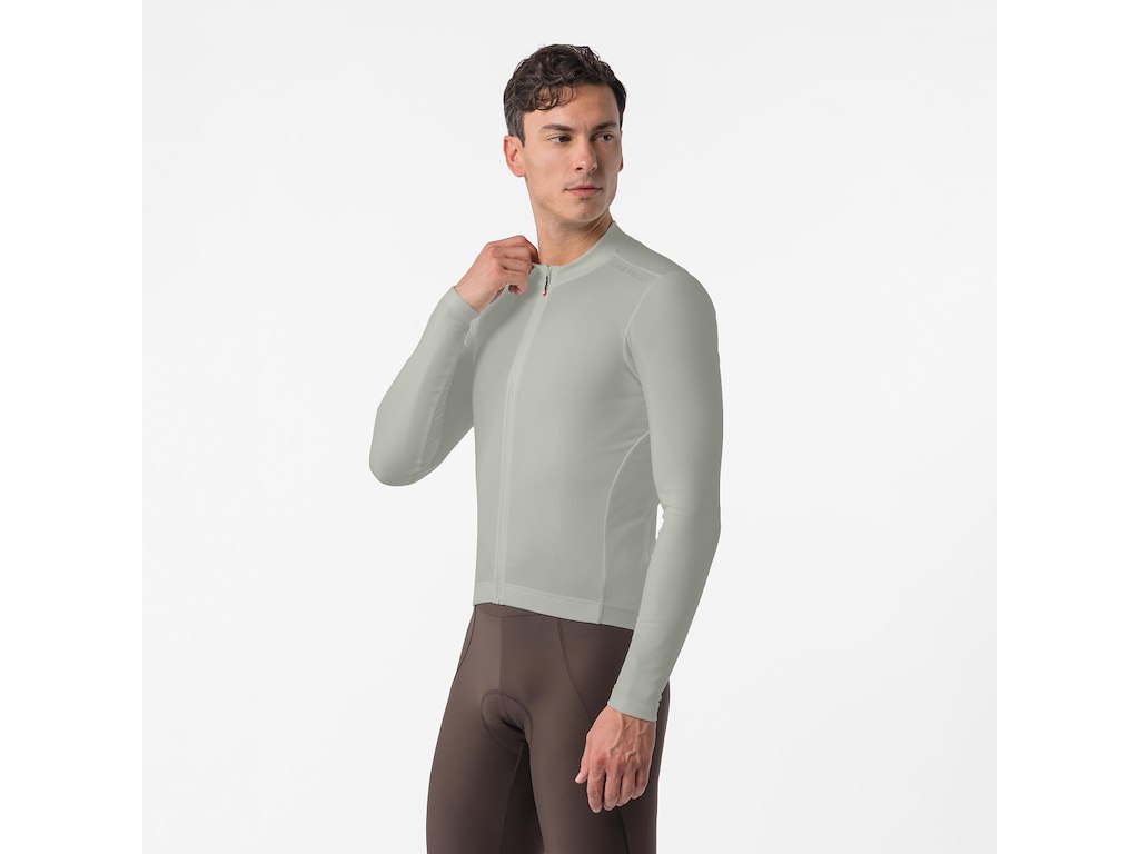 Castelli Espresso Thermal 2 langærmet cykeltrøje shadow herre Castelli Espresso Thermal 2 langærmet cykeltrøje shadow herre
