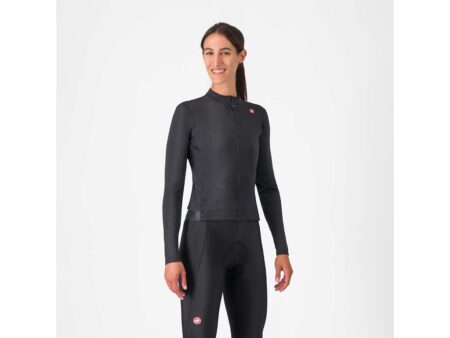 Castelli Espresso Thermal Women's Jacket - Cykeljakke - Dame - Light Black - XL