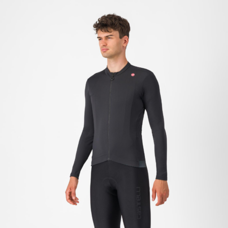 Castelli Espresso Thermal cykeltrøje sort herre