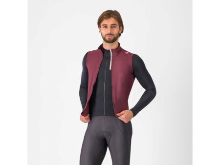 Castelli Espresso Vest - Cykelvest - Deep Bordeaux - XXL