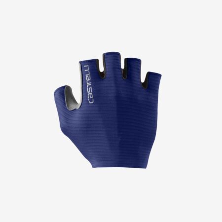 Castelli Espresso cykelhandske med korta fingrar belgian blue