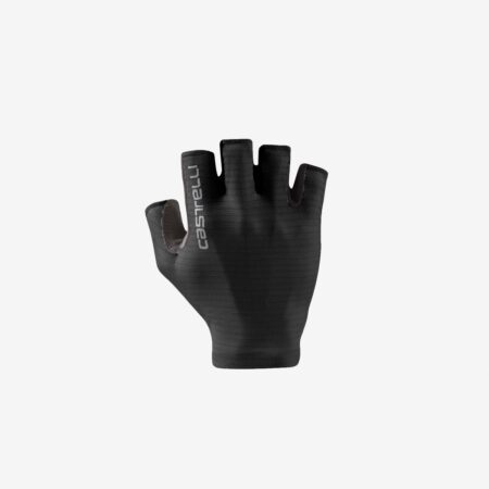 Castelli Espresso cykelhandsker med korte fingre light black dame