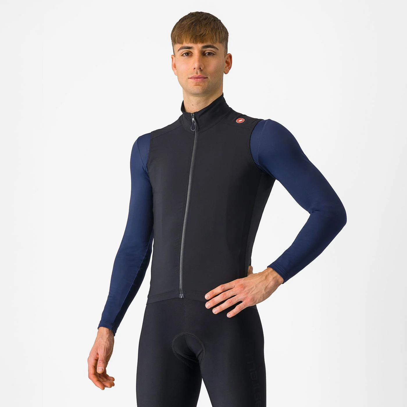 Castelli Espresso cykelvest light black herre Castelli Espresso cykelvest light black herre
