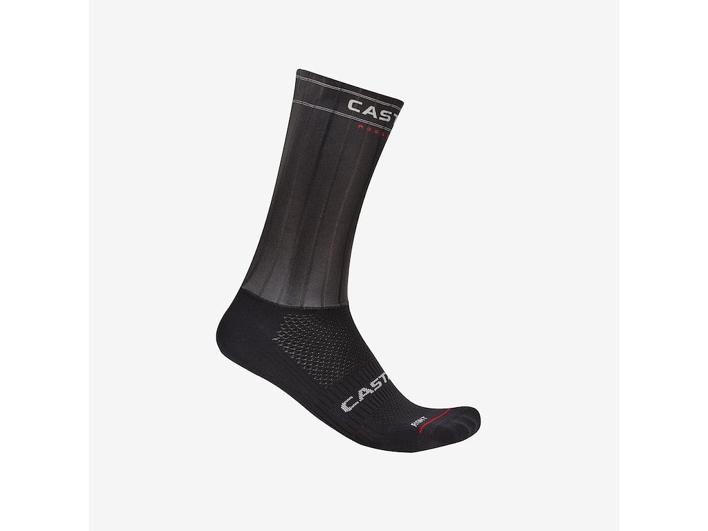 Castelli Fast Feet 4 cykelstrømper sort Castelli Fast Feet 4 cykelstrømper sort