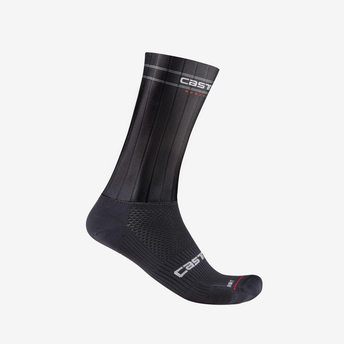 Castelli Fast feet 3 cykelstrømper sort Castelli Fast feet 3 cykelstrømper sort