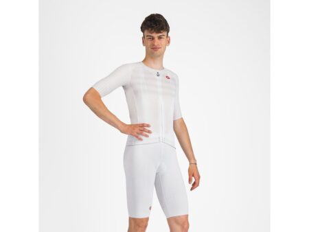 Castelli Free Aero Race S Bibshort - Cykelshorts m/pude - Herre - Hvid - L