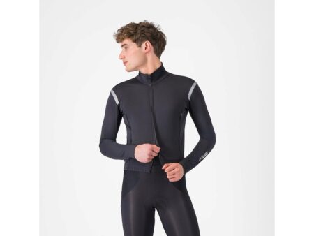 Castelli Perfetto RoS 3 Jacket - Cykeljakke - Light Black/Silver Reflex - XXXL
