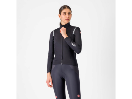 Castelli Perfetto RoS 3 Women's Jacket - Cykeljakke - Dame - Light Black/Silver Reflex - XS