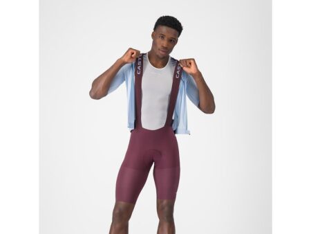 Castelli Premio Evo Bibshort - Cykelshorts m/pude - Herre - Deep Bordeaux/Winter Sky - 3XL