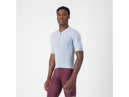 Castelli Premio Evo cykeltrøje korte ærmer winter sky herre
