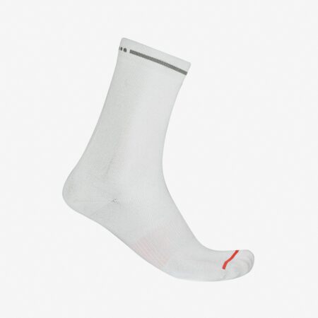 Castelli Premio evo 18 cykelstrømper hvid