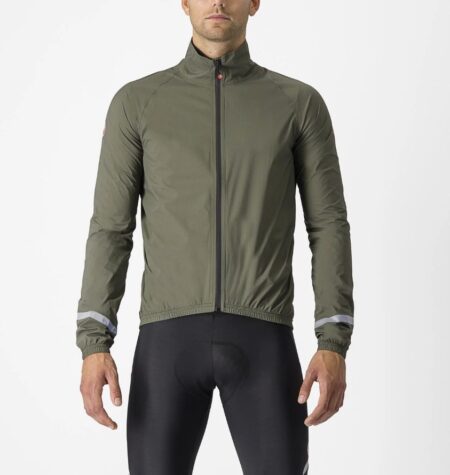 Castelli - Regnjakke Emergency 2 Army Grøn - M