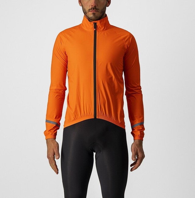 Castelli - Regnjakke Emergency 2 Orange - XXL Castelli - Regnjakke Emergency 2 Orange - XXL