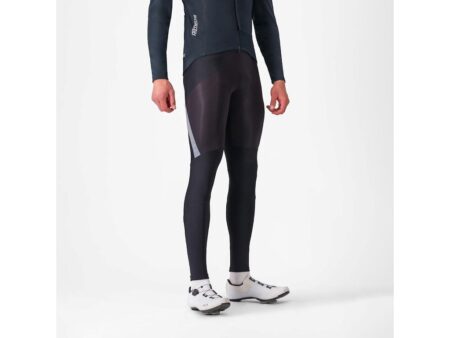 Castelli Sorpasso RoS Bibtights - Cykelbukser m/pude - Sort/Silver Refleks - Herre - XL