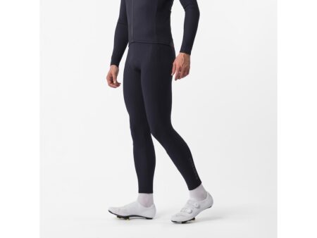 Castelli Thermowoven Bibtights - Cykelbukser m/pude - Herre - Sort - Str. S