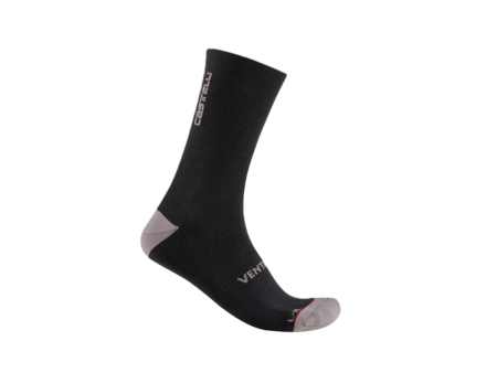 Castelli Venti Soft Merino Cykelstrømper - Sort - SM