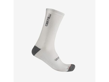 Castelli Venti Soft Merino Sock - Cykelstrømper - Hvid - Str. S/M