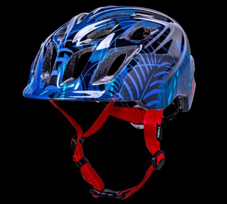 Chakra Child Lighted Jungle Blå - Cykelhjelm - XS (44-50 cm)