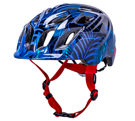 Chakra Child Lighted Jungle Blå - Cykelhjelm - XS (44-50 cm)