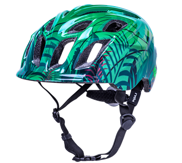 Chakra Child Lighted Jungle Grøn - Cykelhjelm - XS (44-50 cm)