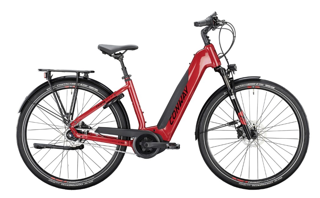 Conway - Cairon TF 1.7 - Rød Metalic - El - Cykel - L - Elcykel Conway - Cairon TF 1.7 - Rød Metalic - El - Cykel - L - Elcykel