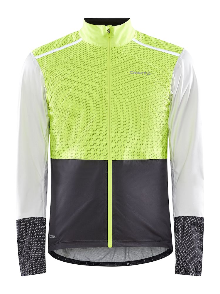 Craft Adv Hydro Lumen Cykeljakke, Flumino-Ash White Craft Adv Hydro Lumen Cykeljakke, Flumino-Ash White