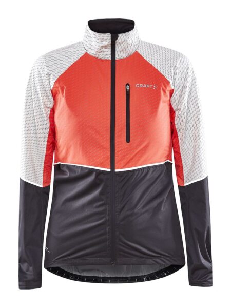 Craft Advanced Hydro Lumen Cykeljakke W Orange/Hvid