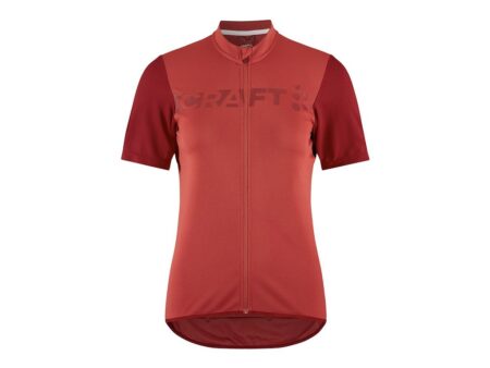 Craft Endur Logo Jersey - Cykeltrøje - Korte ærmer - Dame - Astro/Rhubarb - S