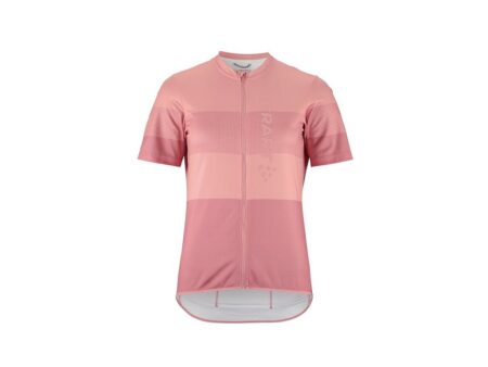 Craft Endur Logo Jersey - Cykeltrøje - Korte ærmer - Dame -Wild Rose/Peony - M