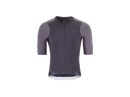 Craft Endur Training Jersey - Cykeltrøje - Korte Ærmer - Herre - Greystone/Purple - 2XL