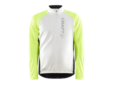 Craft Lumen SubZ - Cykeljakke - Herre - Hvid/Gul - Str. 2XL