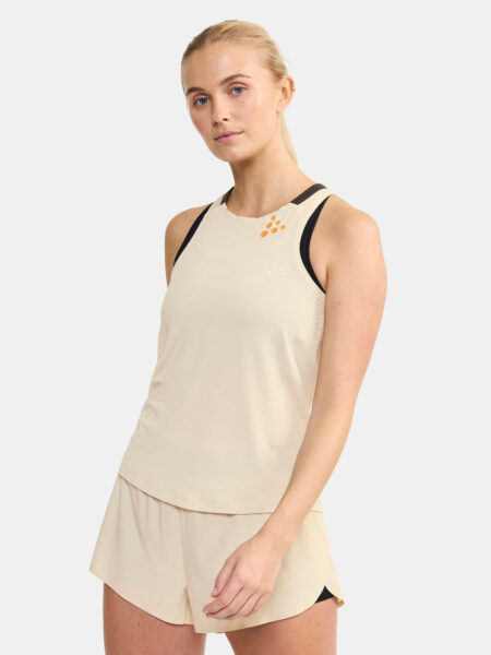 Craft Pro Hypervent Tanktop Dame Xs Beige